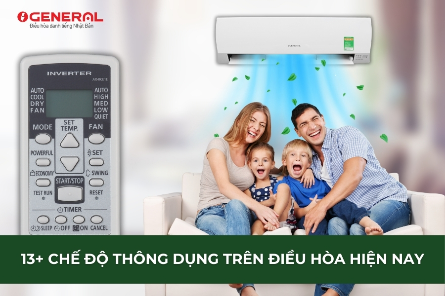 13+ Chế Độ Thông Dụng Trên Điều Hòa Hiện Nay