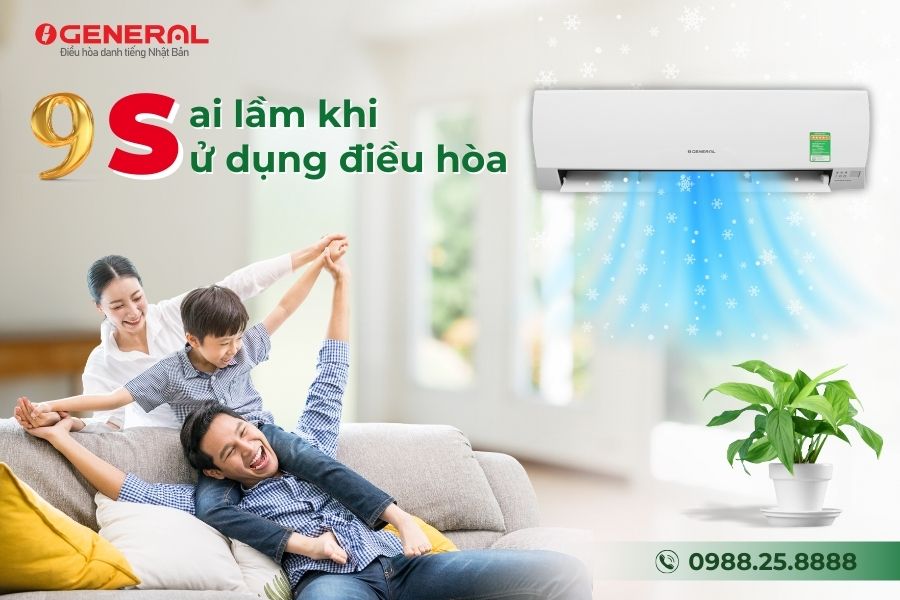 9 Sai Lầm Khi Sử Dụng Điều Hòa Tác Động Xấu Đến Sức Khoẻ