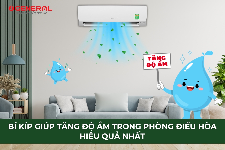 Bí Kíp Giúp Tăng Độ Ẩm Trong Phòng Điều Hòa Hiệu Quả Nhất