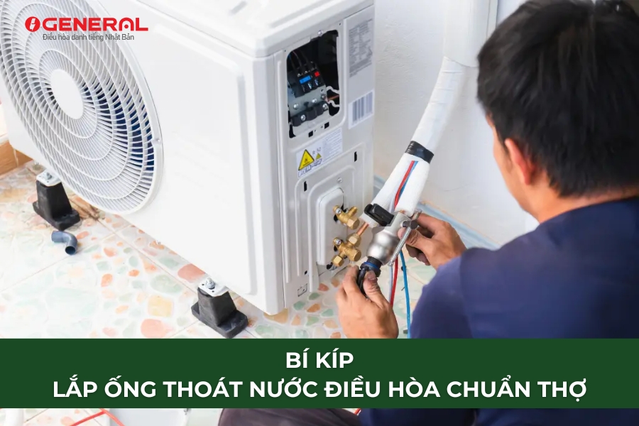 Bí Kíp Lắp Ống Thoát Nước Điều Hòa Chuẩn Thợ