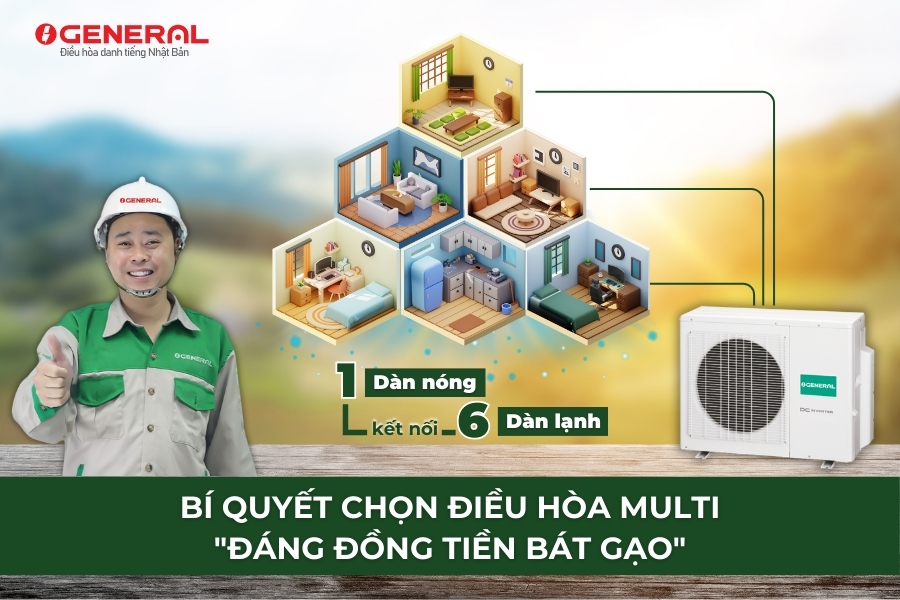 Bí Quyết Chọn Điều Hòa Multi "Đáng Đồng Tiền Bát Gạo"