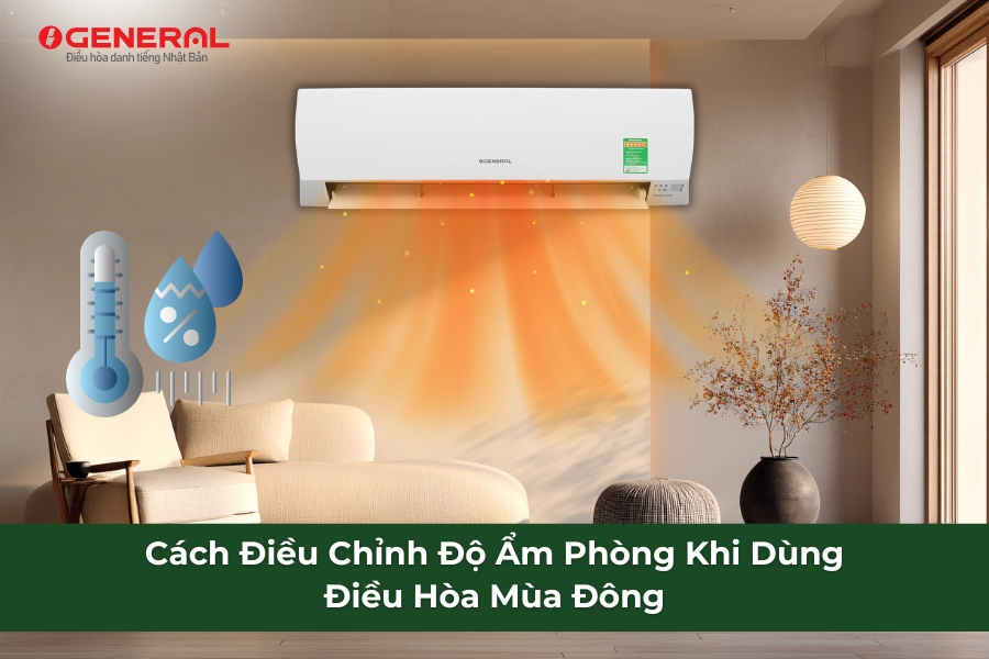 Cách Điều Chỉnh Độ Ẩm Phòng Khi Dùng Điều Hòa Mùa Đông