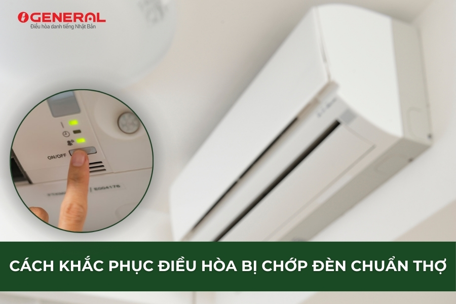 Cách Khắc Phục Điều Hòa Bị Chớp Đèn Chuẩn Thợ