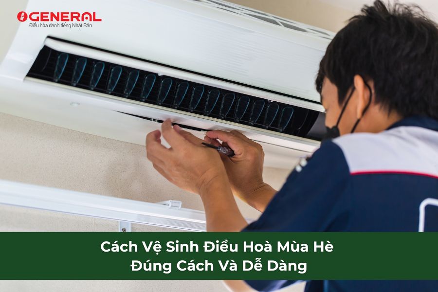 Cách Vệ Sinh Điều Hoà Mùa Hè Đúng Cách Và Dễ Dàng