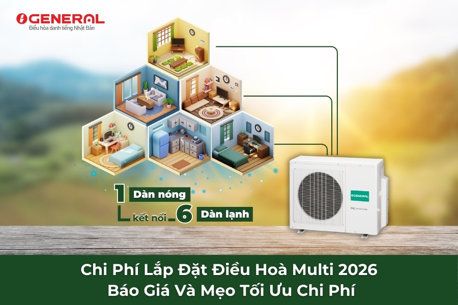 Chi Phí Lắp Đặt Điều Hoà Multi 2026: Báo Giá Và Mẹo Tối Ưu Chi Phí