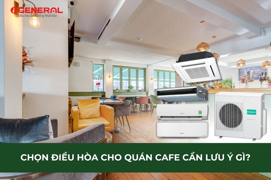 Chọn Điều Hòa Cho Quán Cafe Cần Lưu Ý Gì?