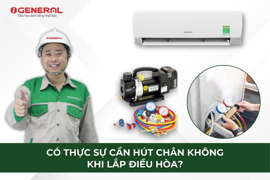 Có Thực Sự Cần Hút Chân Không Khi Lắp Điều Hòa?