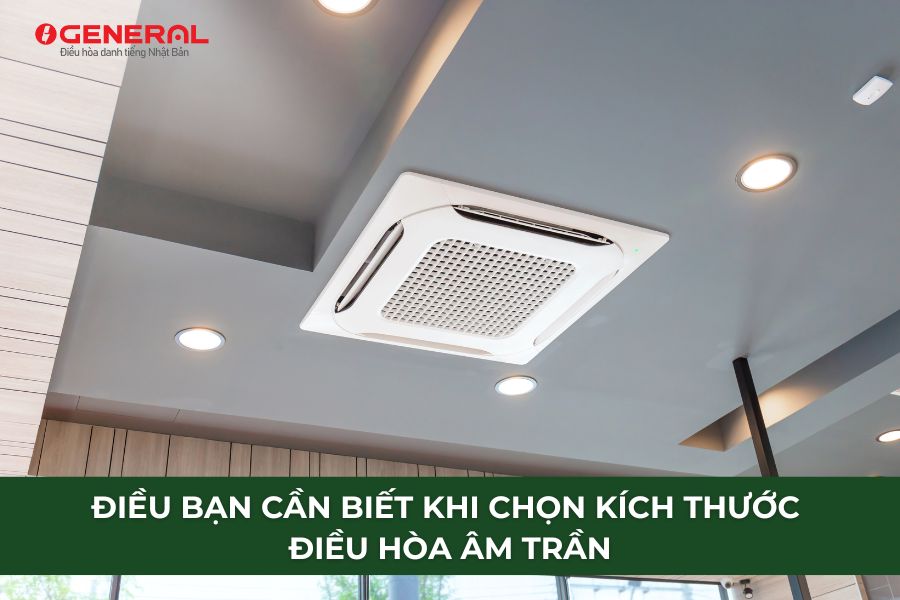 Điều Bạn Cần Biết Khi Chọn Kích Thước Điều Hòa Âm Trần