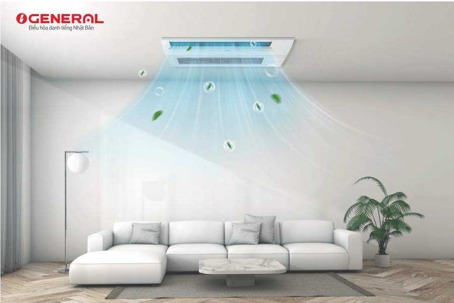 Điều Hòa Cassette 1 Hướng Thổi: Giải Pháp Thẩm Mỹ Và Hiệu Năng Tối ưu