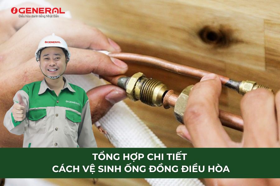 Tổng Hợp Chi Tiết Cách Vệ Sinh Ống Đồng Điều Hòa