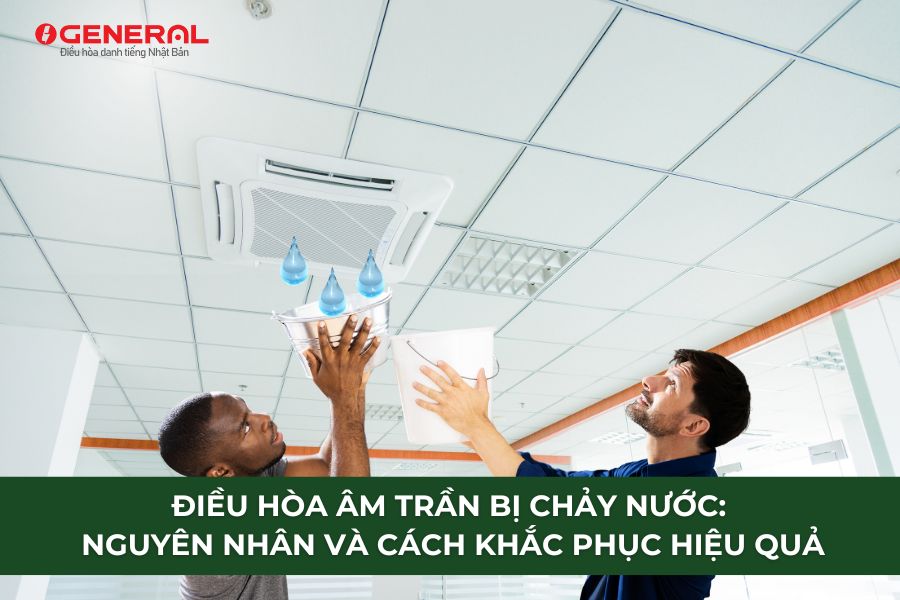 Điều Hòa Âm Trần Bị Chảy Nước: Nguyên Nhân Và Cách Khắc Phục Hiệu Quả