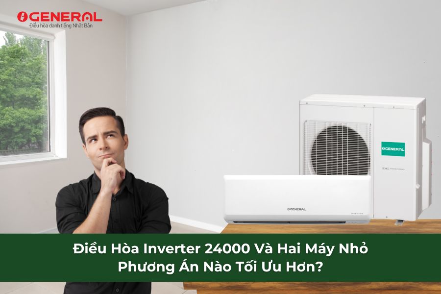 Điều Hòa Inverter 24000 Và Hai Máy Nhỏ: Phương Án Nào Tối Ưu Hơn?