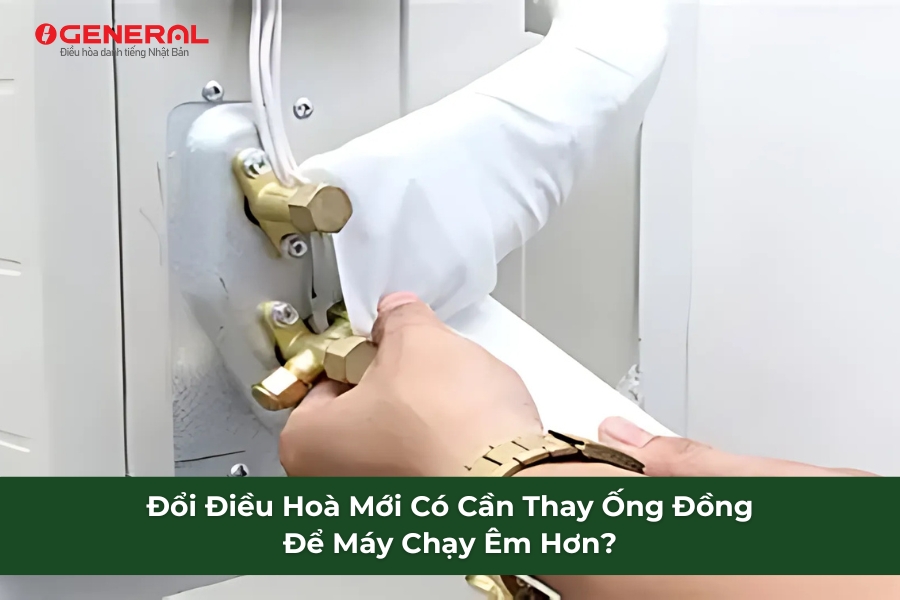Đổi Điều Hoà Mới Có Cần Thay Ống Đồng Để Máy Chạy Êm Hơn?