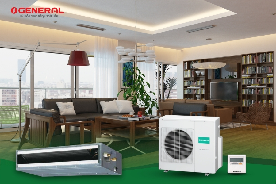 DUCT - Điều hoà Âm Trần Nối Ống Gió 2 Chiều Inverter GENERAL - Giải Pháp Kiến Tạo Cuộc Sống Tiện Nghi