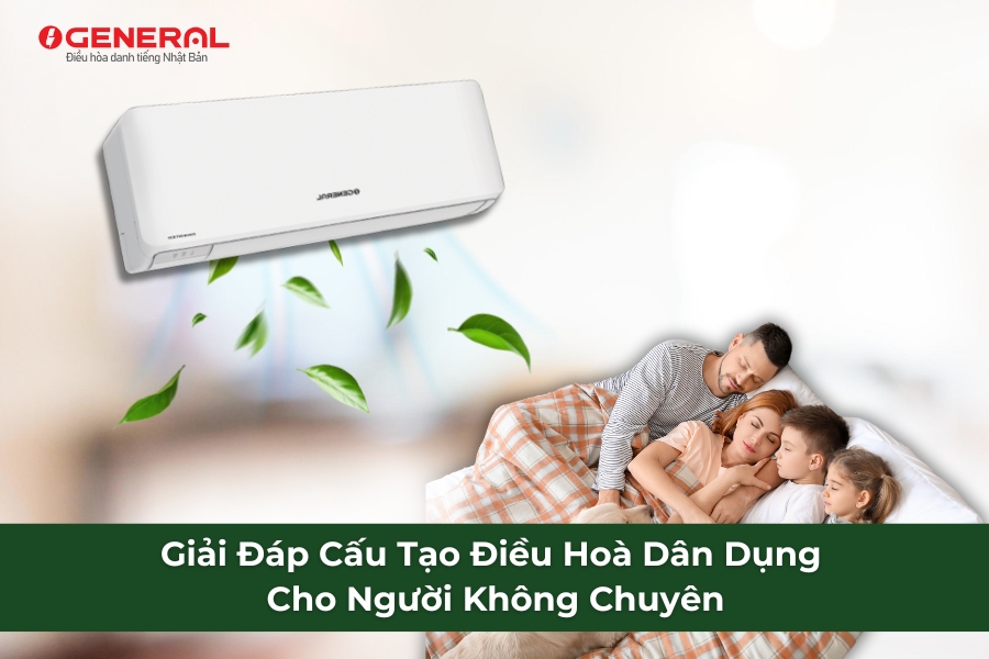 Giải Đáp Cấu Tạo Điều Hoà Dân Dụng Cho Người Không Chuyên