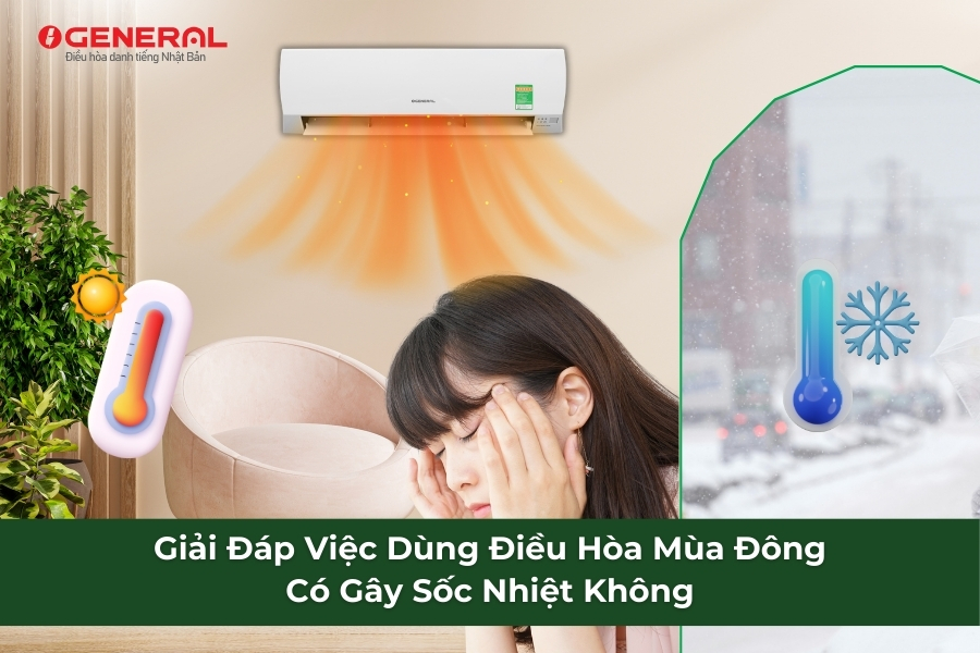 Giải Đáp Việc Dùng Điều Hòa Mùa Đông Có Gây Sốc Nhiệt Không