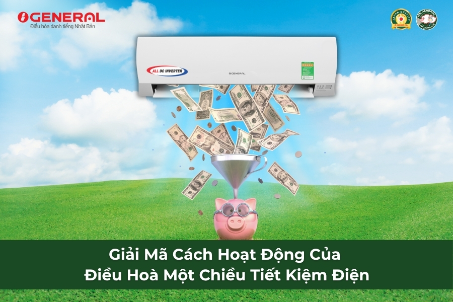 Giải Mã Cách Hoạt Động Của Điều Hoà Một Chiều Tiết Kiệm Điện