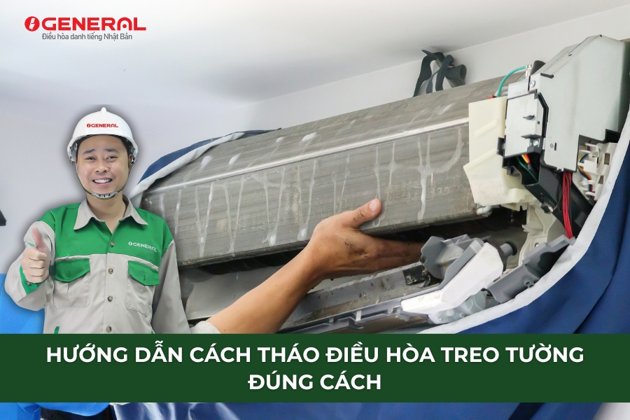 Hướng Dẫn Cách Tháo Điều Hòa Treo Tường Đúng Cách