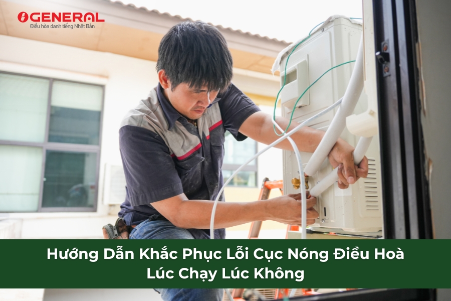 Hướng Dẫn Khắc Phục Lỗi Cục Nóng Điều Hoà Lúc Chạy Lúc Không