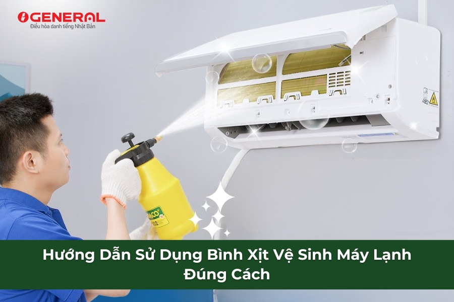 Hướng Dẫn Sử Dụng Bình Xịt Vệ Sinh Máy Lạnh Đúng Cách
