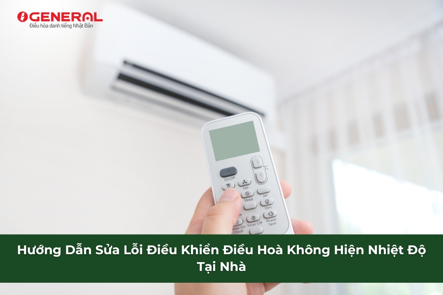 Hướng Dẫn Sửa Lỗi Điều Khiển Điều Hoà Không Hiện Nhiệt Độ Tại Nhà