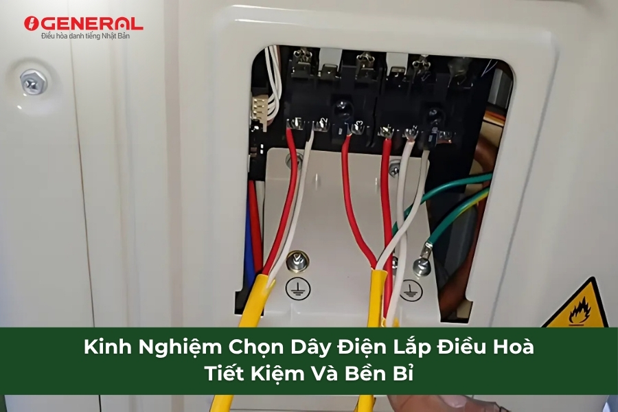 Kinh Nghiệm Chọn Dây Điện Lắp Điều Hoà Tiết Kiệm Và Bền Bỉ