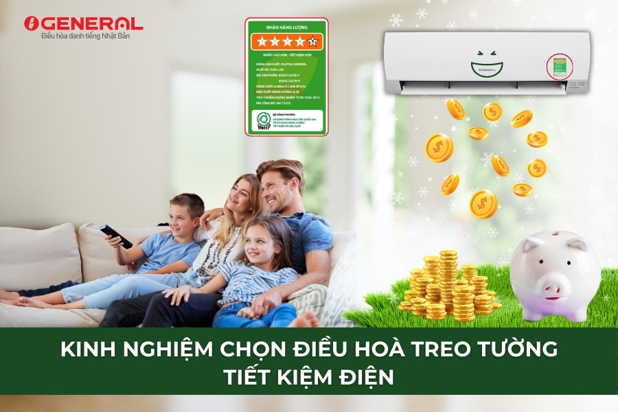 Kinh Nghiệm Chọn Điều Hoà Treo Tường Tiết Kiệm Điện