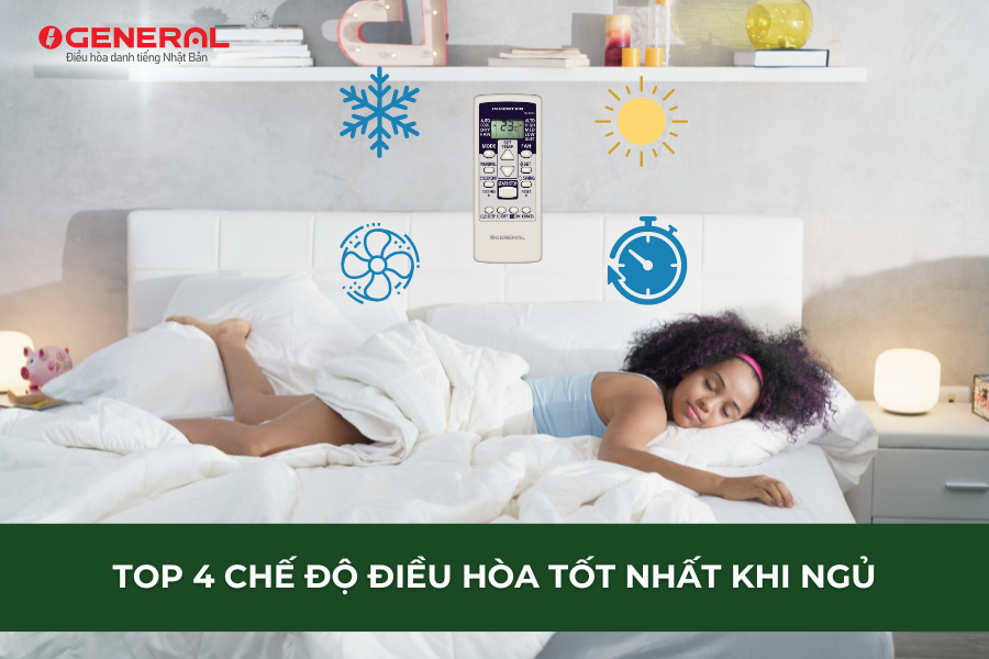 Top 4 Chế Độ Điều Hòa Tốt Nhất Khi Ngủ