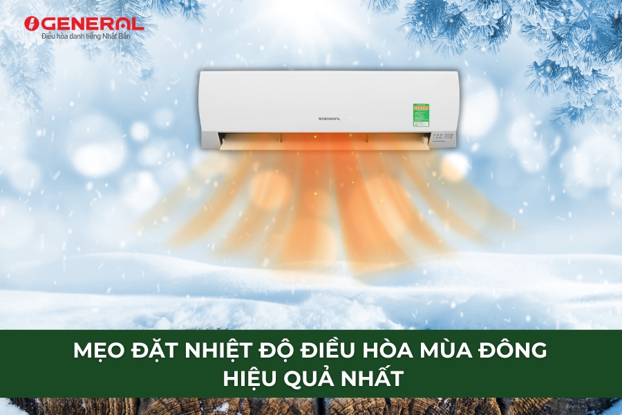 Mẹo Đặt Nhiệt Độ Điều Hòa Mùa Đông Hiệu Quả Nhất
