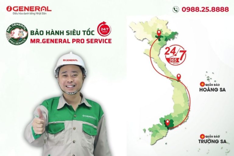 Mr.General Pro Service - Chế Độ Bảo Hành Siêu Tốc 24/7 Của General ...