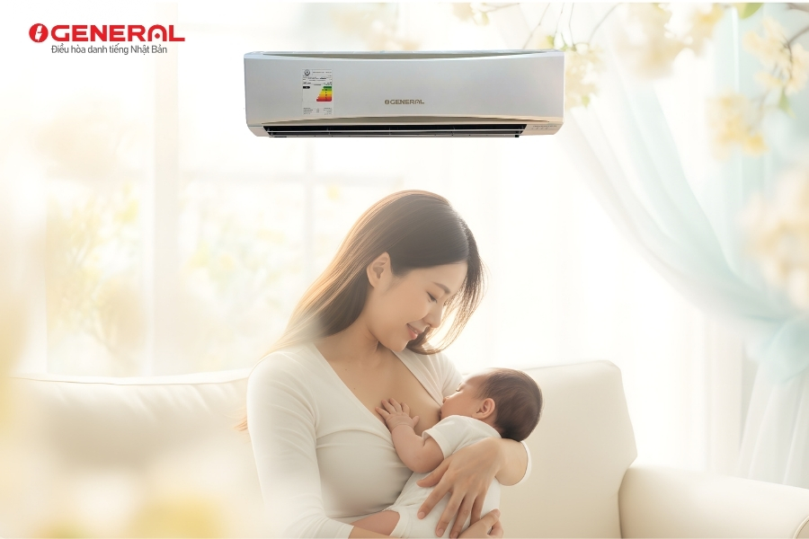 Những Lưu Ý Về Nhiệt Độ Điều Hòa Mùa Đông Cho Trẻ Sơ Sinh