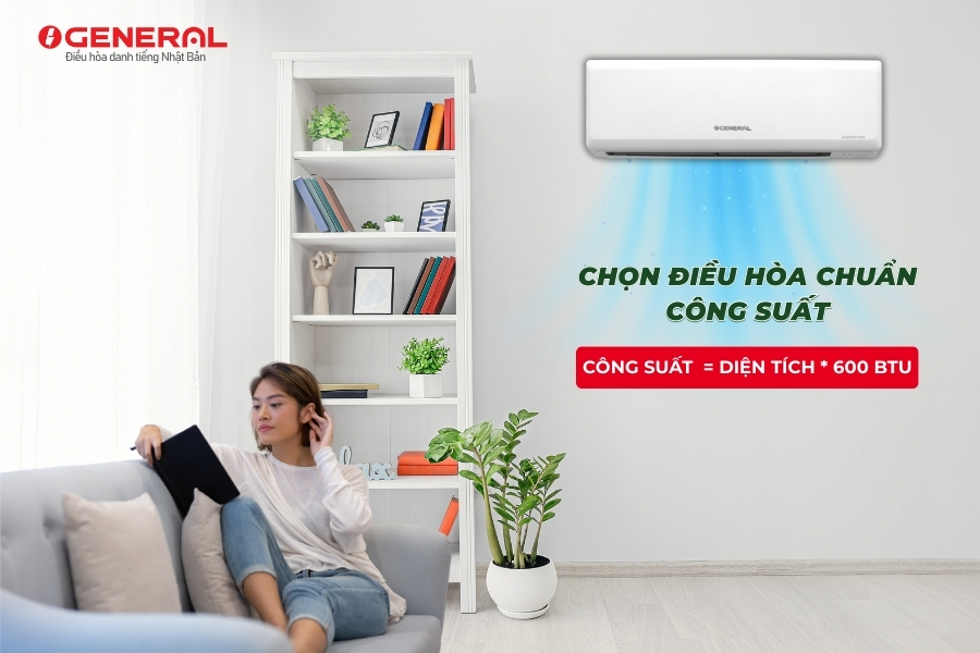 Phòng Bao Nhiêu Mét Vuông Thì Nên Dùng Điều Hoà 24000 1 Chiều?
