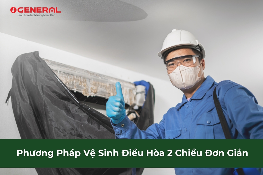 Phương Pháp Vệ Sinh Điều Hòa 2 Chiều Đơn Giản