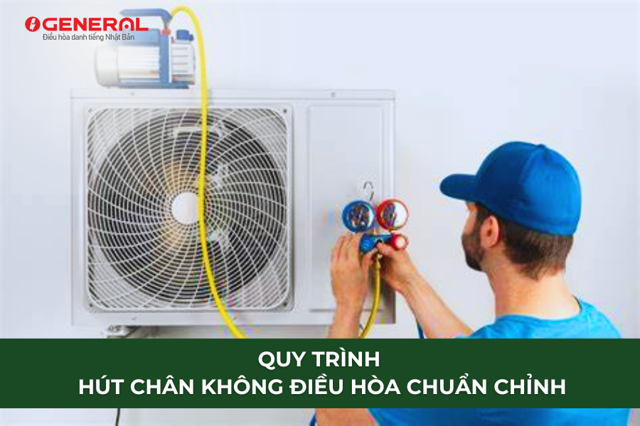 Quy Trình Hút Chân Không Điều Hòa Chuẩn Chỉnh