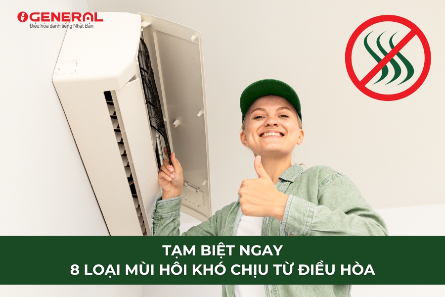 Tạm Biệt Ngay 8 Loại Mùi Hôi Khó Chịu Từ Điều Hòa