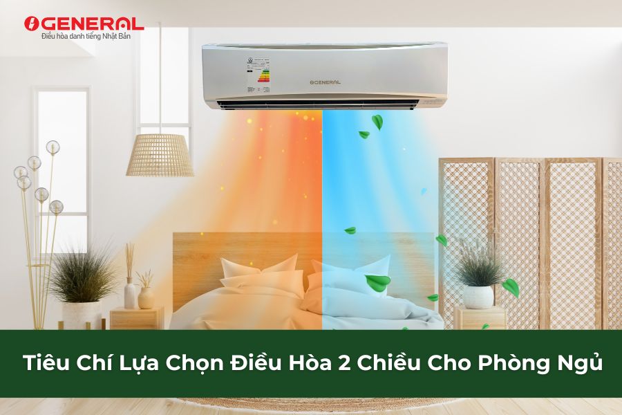 Tiêu Chí Lựa Chọn Điều Hòa 2 Chiều Cho Phòng Ngủ