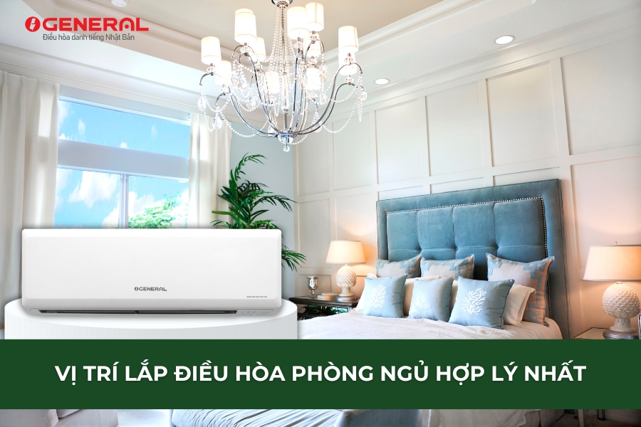 Vị Trí Lắp Điều Hòa Phòng Ngủ Hợp Lý Nhất